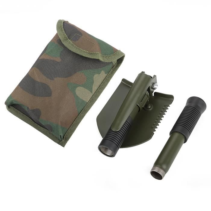 Pelle De Camping Pliante Multifonction - Acier Inox - Outil Survie Extérieur