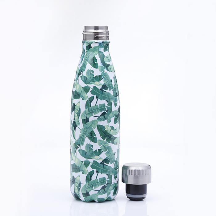 Gourde Isotherme En Acier Inoxydable 500ml T&N - Isolation Double Paroi - 14h Chaud / 29h Froid - Sans BPA