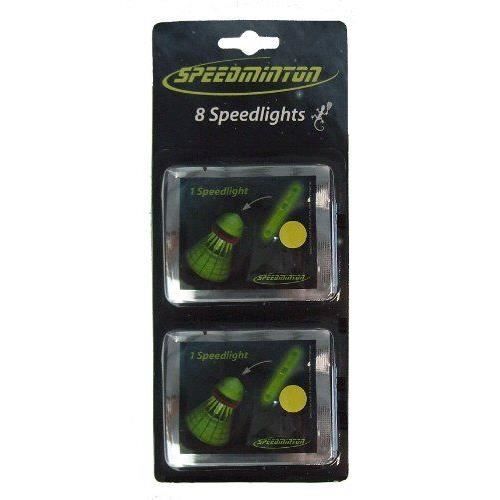 Speedminton Speedlights Phosphorescents - 6 Lumières Pour Jouer La Nuit