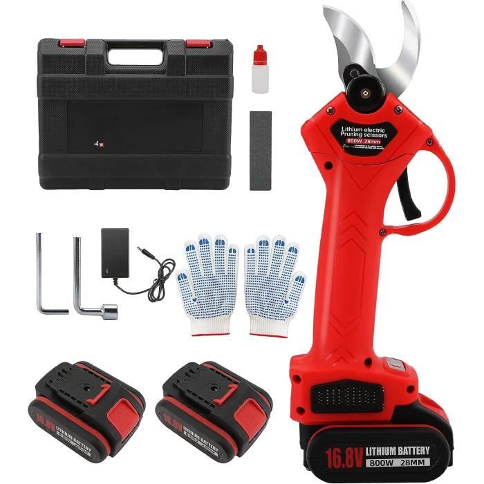 Sécateur Électrique sans Fil,Outils De Ciseaux De Sécateur