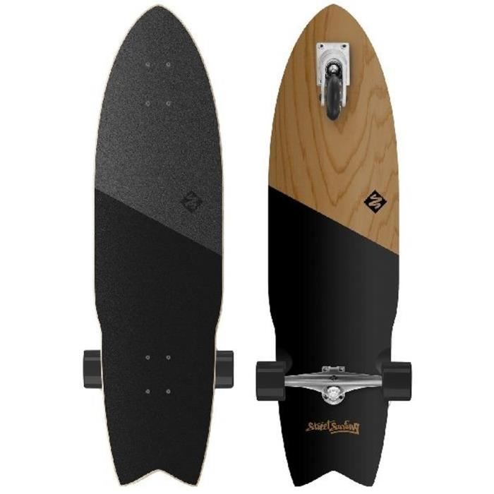 Planche à roulettes Street Surfing Shark Attack 91,4 cm KOA NOIR - Skateboard - Mixte - 4 roues