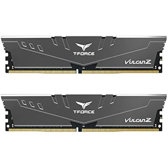 Mémoire de jeu DDR4 TEAMGROUP Team T-Force Vulcan Z 2 x 16 GB 3600 MHz 288 Pin DIMM Gris