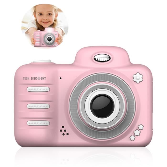 TD® (16 Go de microSD)1080P HD Enfants Caméra Appareil Photo Numérique 2,4 pouces de voyage extérieure portable pour enfants