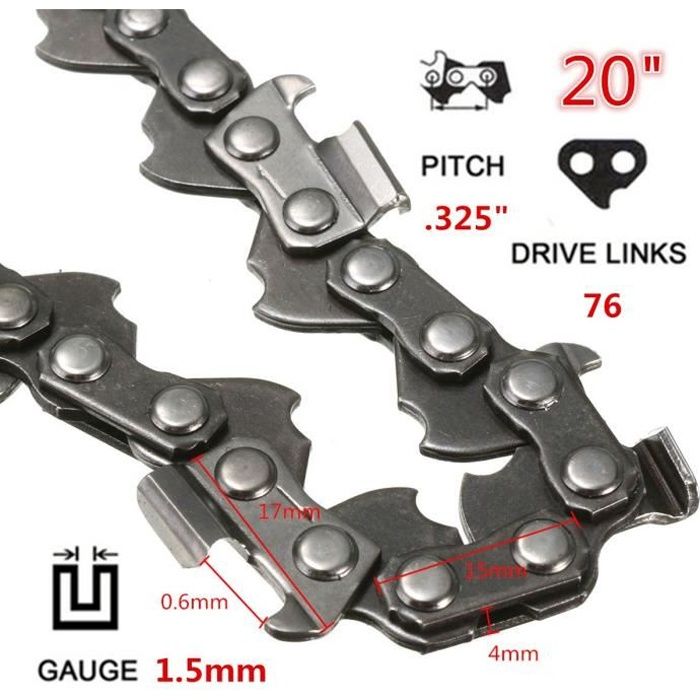 Chaine tronconneuse 20 cm - Cdiscount
