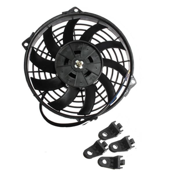 9 12v 80w Universal Voiture Radiateur Electrique Ventilateur