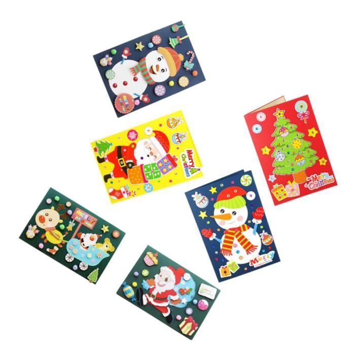 Paquet De 6 Cartes De Noël Paper House - Design Chien Et Bonhomme De Neige, Cartes De Charité Luxe