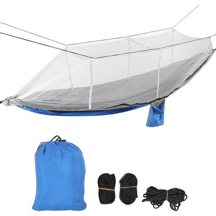Hamac De Camping Avec Moustiquaire TRAHOO - Nylon à Parachute à Séchage