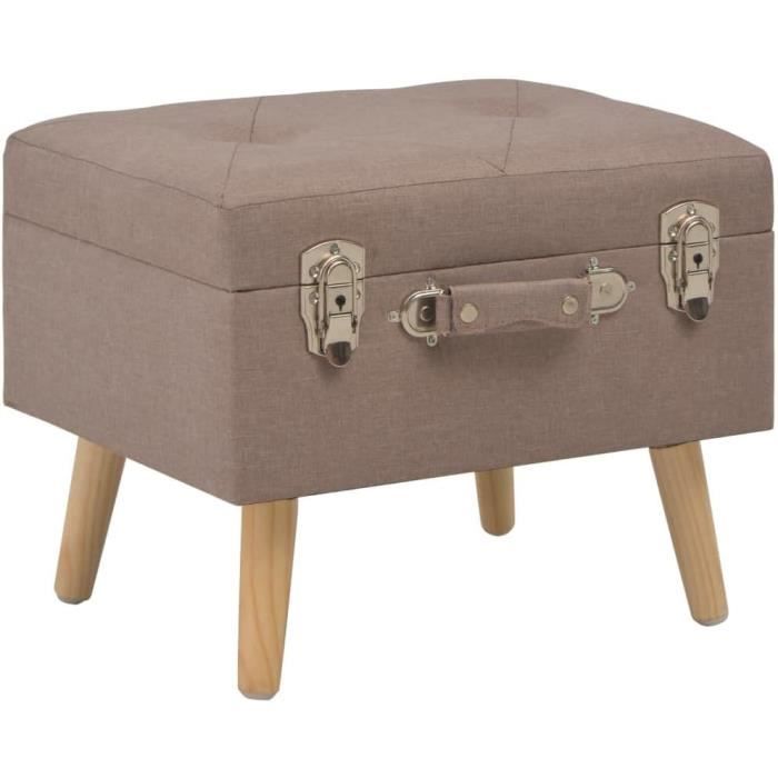 Sonew tabouret de repose-pieds de rangement pliable Tabouret Repose