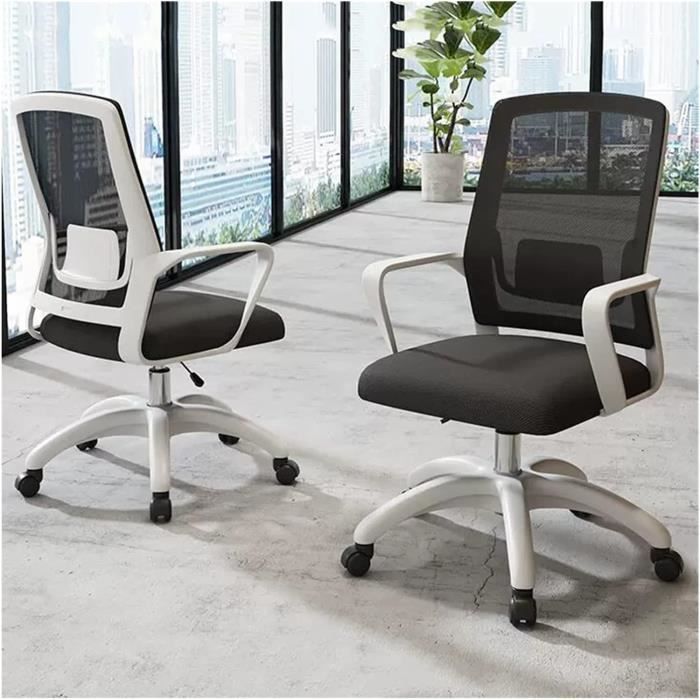 Chaise de Bureau En Mesh Ergonomique Noir avec Têtière – Confort Pro & Design Respirant - Express Mobilier
