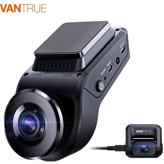 VANTRUE S1 4K DashCam, Double 1080P Caméra Embarquée avant et arriéré, GPS  Intégré, Sony Vision Nocturne, 24 Hrs Parking Mode, NOIR - Cdiscount Auto