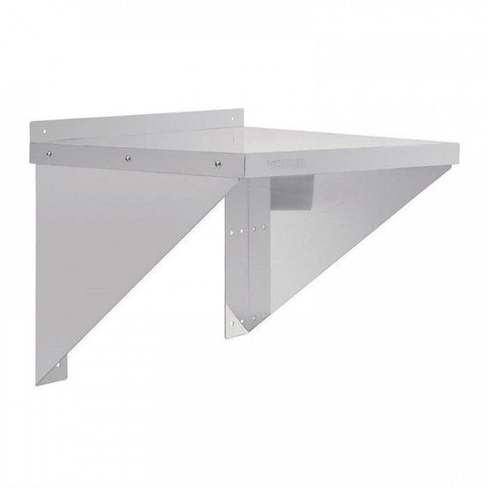 Étagère inox murale pour micro-onde (L)560 x (P)460 mm