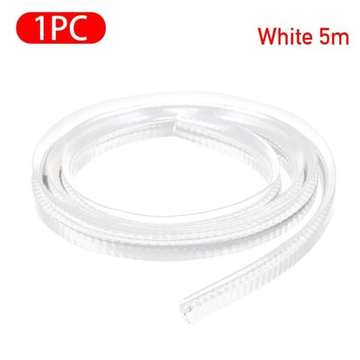 Bande Protection Porte Voiture 5M – Anti-Rayures PVC Transparent U-Forme – Garde-Boue Adhésif Universel
