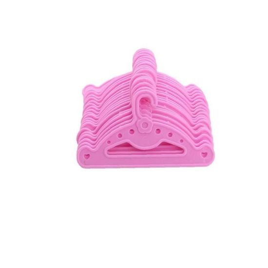 TOYANDONA Porte-vêtements En Bois Pour Poupée - Cintres Et Étagère Accessoires 1 Jeu