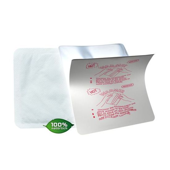 Chaufferette Mains CALORPAD 8x6 Cm – Réutilisable 100 Fois – 50°C Pendant 45 Min – Nomade – 2 Pièces
