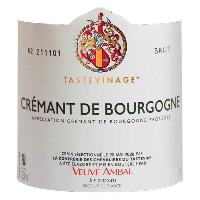 Veuve Ambal Tastevinage - Crémant de Bourgogne - La cave Cdiscount