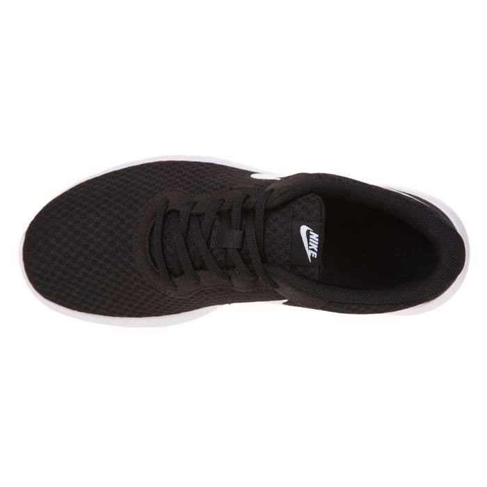 NIKE Baskets Tanjun Noir Blanc Femme