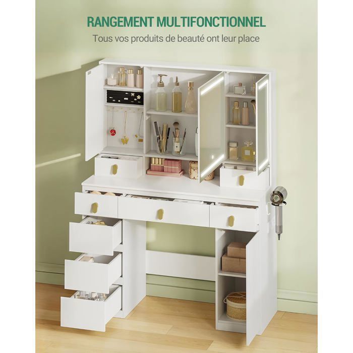 Coffeuse avec mror Tana LED Coffeuse avec trors Coffeuse desgn