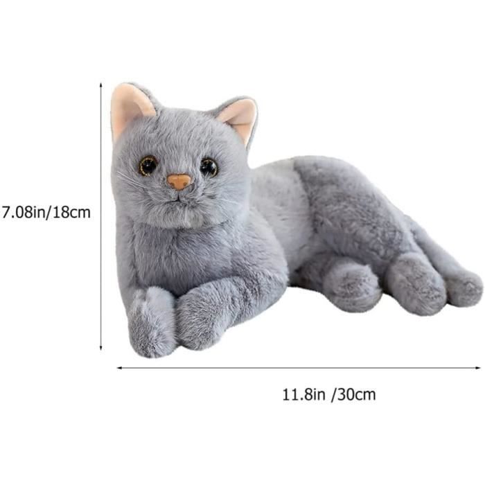 Peluche chat chartreux on sale