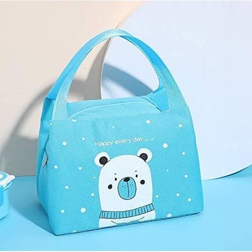 Avis / Test - Sac Isotherme Repas, Déjeuner Femme Enfant Poisson Animaux Portable Chaud Froid Vintage Original Voyage Camping Pique Nique Ec