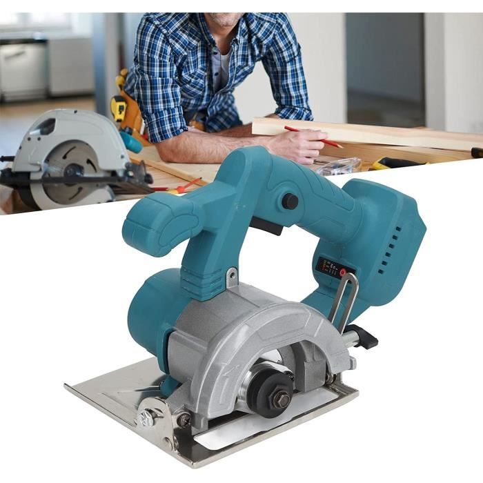 Scie Circulaire électrique 18V 1200W 11800 RPM Scie électrique sans Fil ...