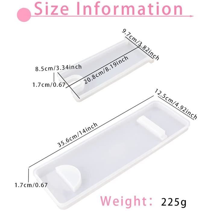 Moule Silicone Resine Epoxy, Bocaux De Stockage Moule Resine Epoxy Avec Couvercle, Moules