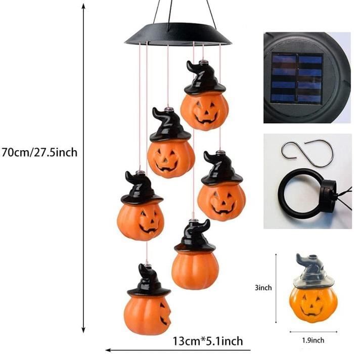 Figurines D'halloween Dansant À L'énergie Solaire Halloween Citrouille