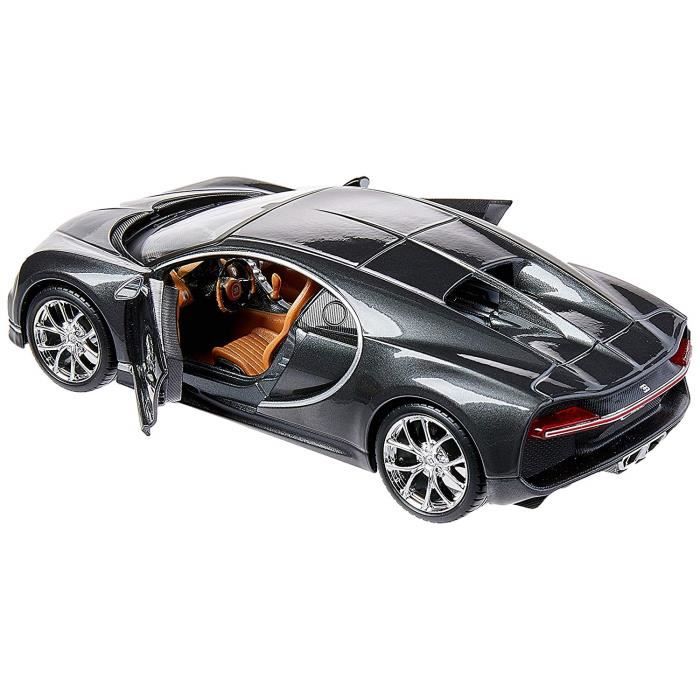 V hicule Miniature Maisto Bugatti Chiron Noir Adulte