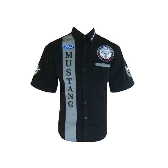Chemise ford mustang 45th anniversaire chemisette homme Cdiscount Pret a Porter