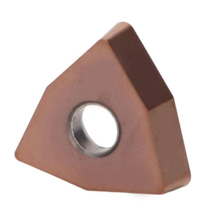 10 Plaquette Carbure CCMT09T304 VP15TF – Inserts CNC Haute Dureté Pour Acier, Acier Inox, Fraisage