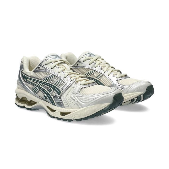 BASKETS ASICS GEL-KAYANO 14 BLANCHES ET VERTES