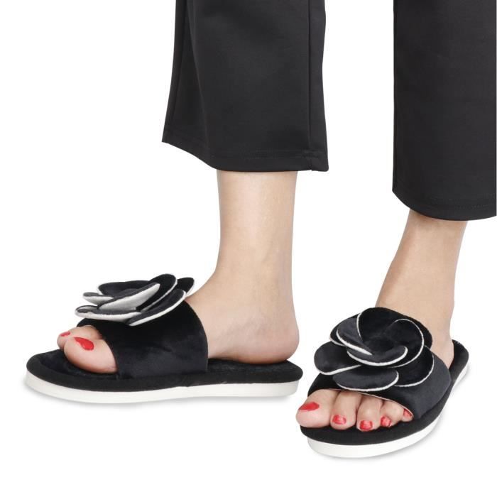 Claquette discount poil femme