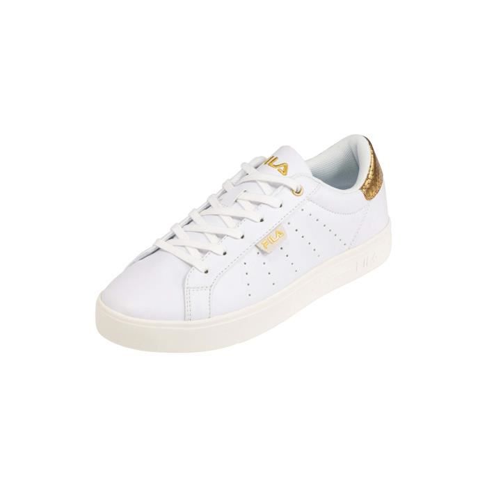 Baskets femme Fila Lusso F white gold 37 White gold Cdiscount Chaussures