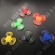 TD® Fidget Spinner Toy - Hand Spinner- Tri-Spinner Plastique en Acier Inoxydable - Jouet Anti stress et Anxiété. Rose-2