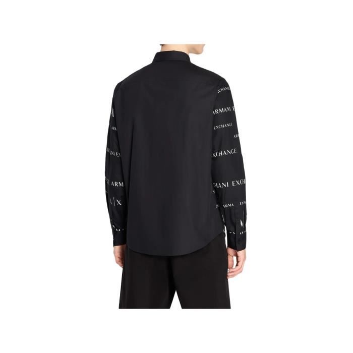 ARMANI EXCHANGE Chemise Armani Exchange Homme Noir Cdiscount
