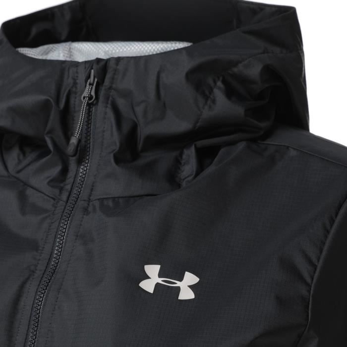 Cape de pluie - Under Armour - Forefront - Femme - Noir Noir/gris