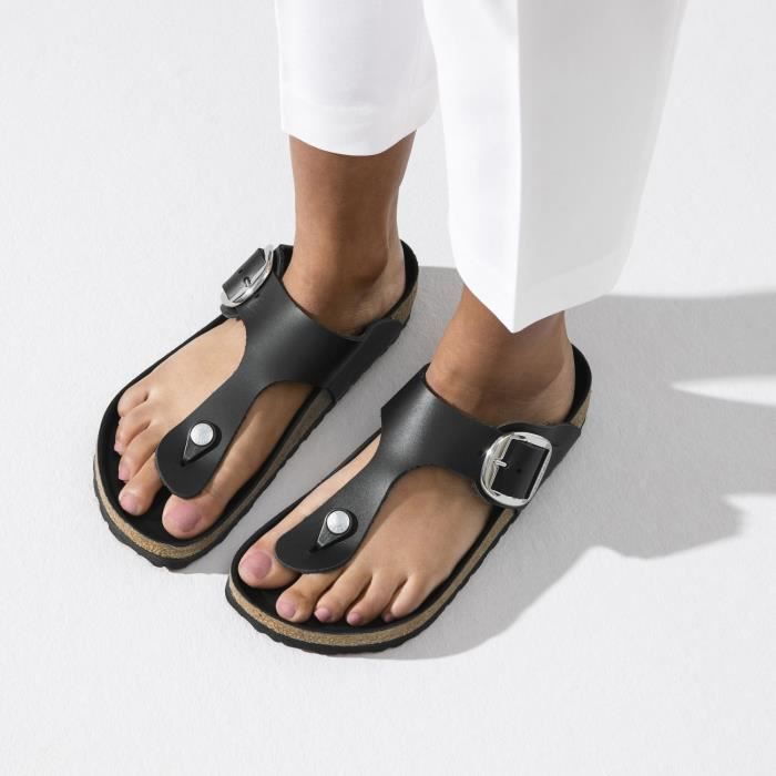 Infradito Birkenstock Gizeh Big Buckle 1018753 Noir Flip Flops