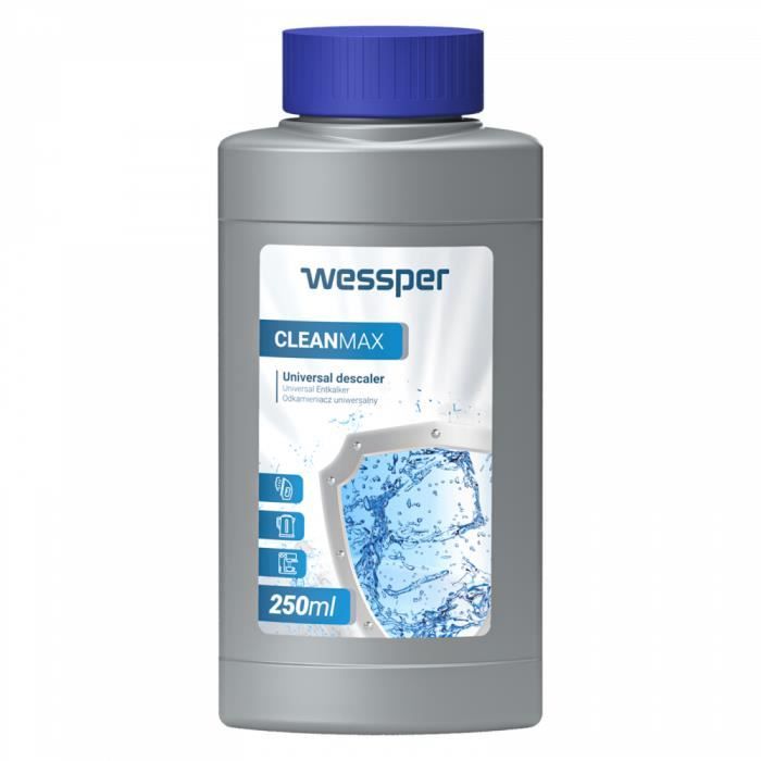 Wessper CleanMax détartrant pour machine à café 250 ml, nettoyant