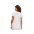 T shirt - Guess - Femme - RN triangle - Blanc - Coton-3
