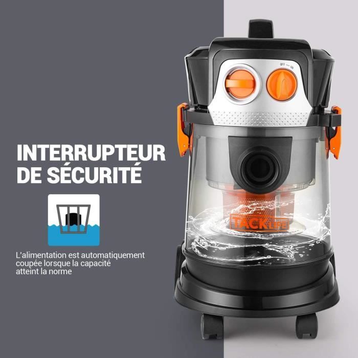 Aspirateur eau et shop poussière tacklife