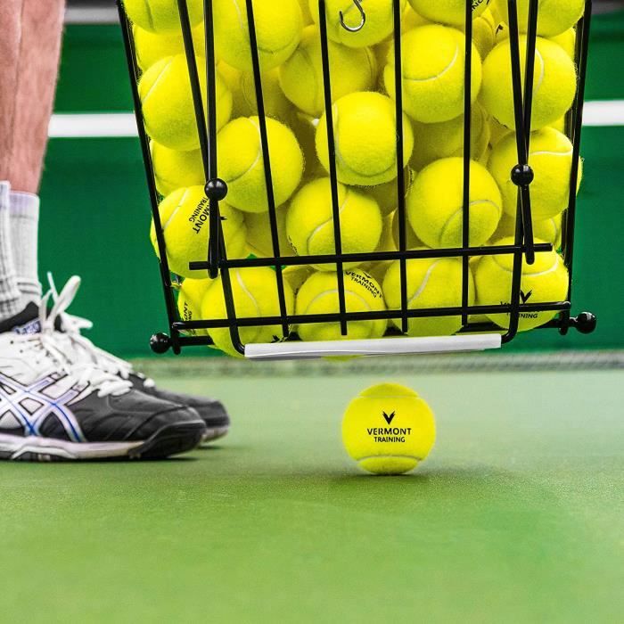 Panier de rangement professionnel pour collecteur de balles de tennis pour