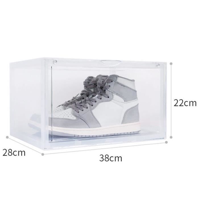 Une Boîte À Chaussures Empilable Transparente En Acrylique - Pour Chaussures  Homme Et Femme Boîte De Rangement Pour Chaussure[u1123] - Cdiscount Maison
