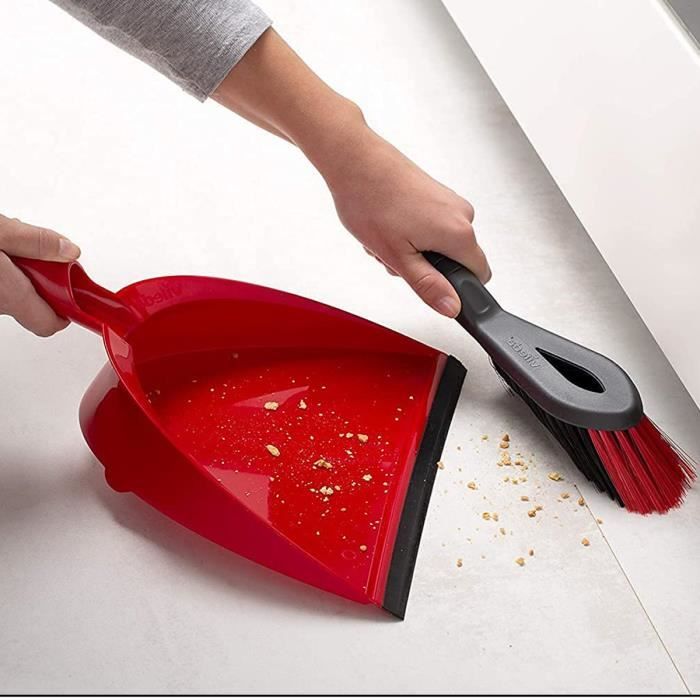 Pelle de bord avec manche poignée YD - 21 cm - Rouge CENTRALE BRICO