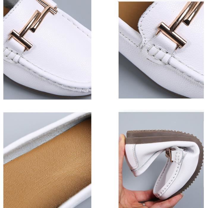 Escarpins beige-dorés en cuir métallisé - Gabor