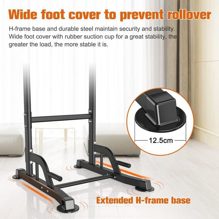 RELIFE REBUILD YOUR LIFE Power Tower Barre de Traction Reglable Multifonction Station Dips Entrainement de Musculation a la Mais84 Cdiscount Sport