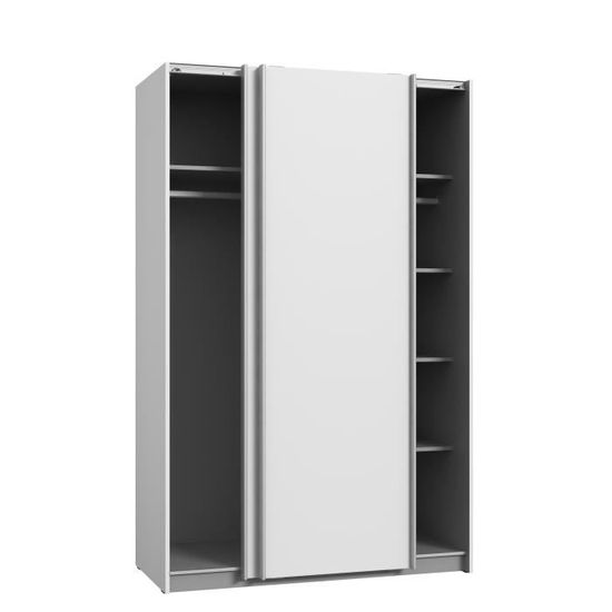 Ulos Armoire 2 Portes Coulissantes Blanc Mat L 120 X P 61 X H
