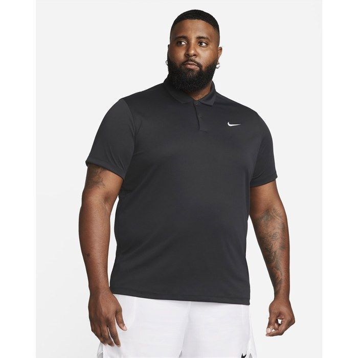 T shirt Nike Court Dri FIT Tennis Polo Noir Homme Cdiscount Sport