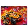 LEGO® NINJAGO 71769 Le Bolide Dragon de Cole, Jouet de Voiture et Figurines pour Enfants-5