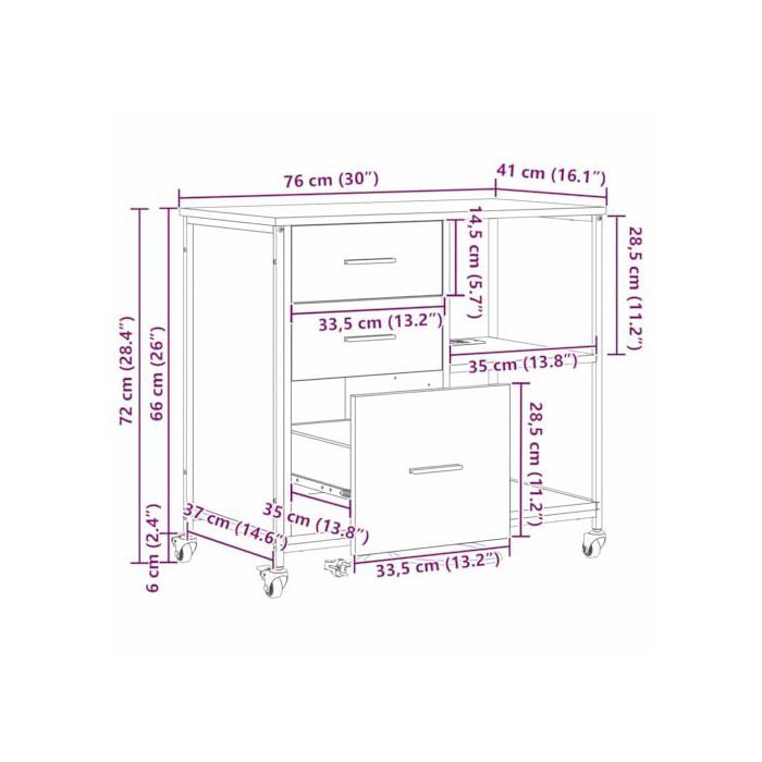 GIANTEX Table de Couture Pliante, Meuble Machine à Coudre Pliable avec 5 roulettes Verrouillables, 18 Crochets, 2 Plateaux, 1 Étagère, Bureau de Couture pour Salon, Studio (Naturel, 116 x 40 x 78 cm