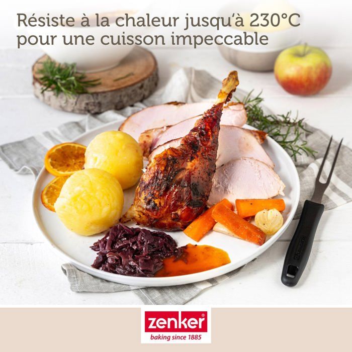 Plat à Four Anti-Adhésif TeCuisine 30x20cm - Acier Carbone Sans PFOA - Lave-Vaisselle Safe