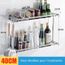 Etageres Murales De Rangement 2 Niveaux En Acier Inoxydable Pour